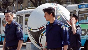 There is a large police presence in Ukraine